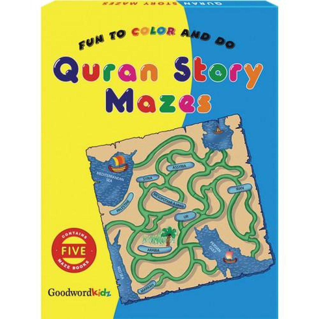 My Quran Story Mazes (Five Maze Books) Box-1-Kids Books-Islamic Goods Direct
