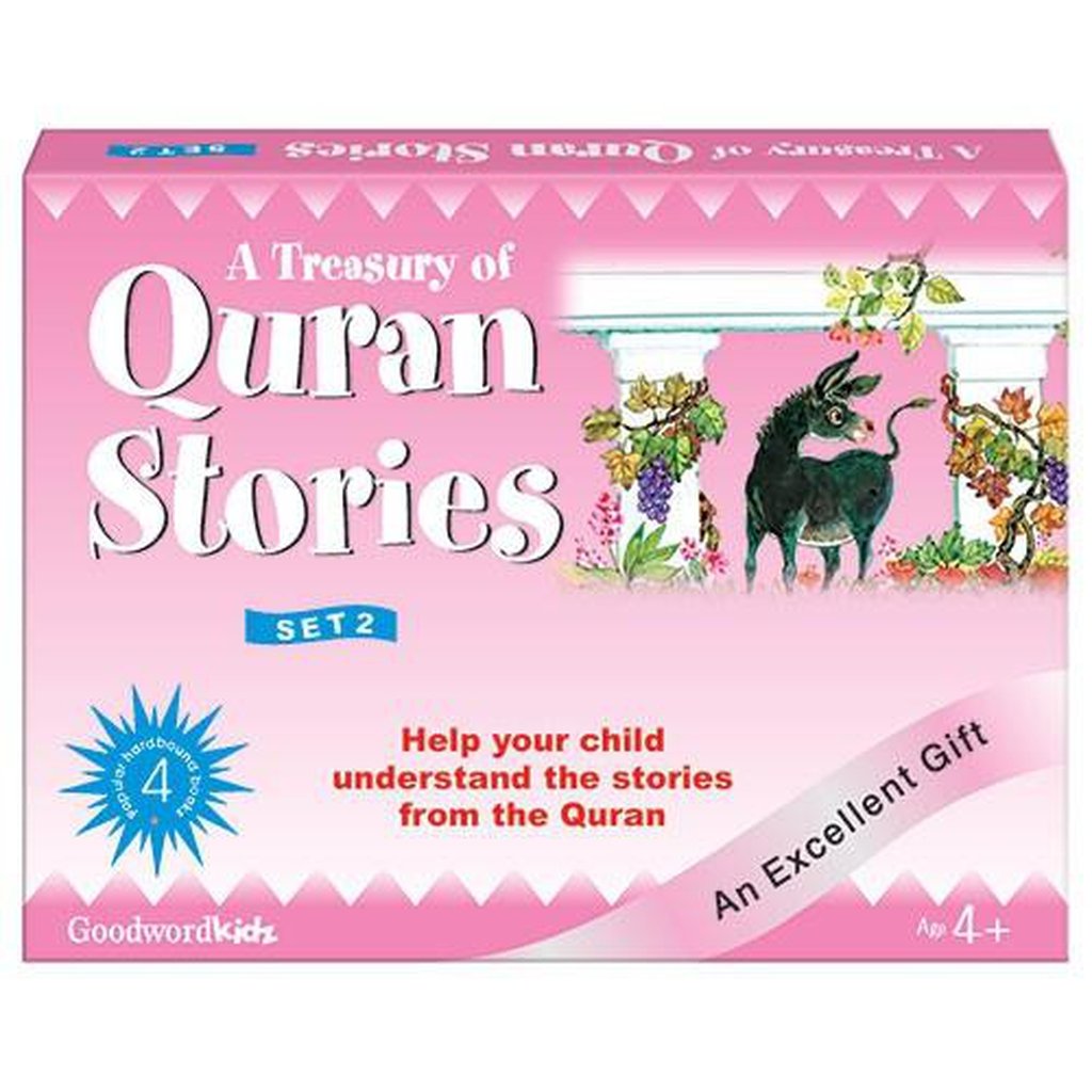 My Treasury of Quran Stories Box-2 (4 HB Books)-Kids Books-Islamic Goods Direct