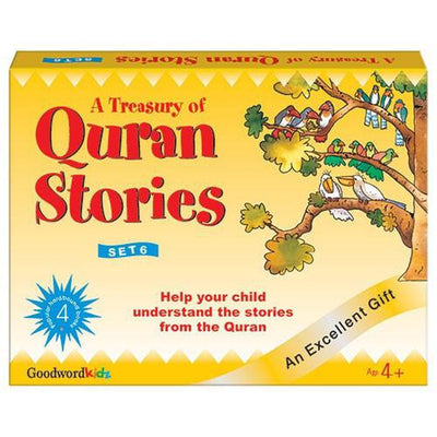 My Treasury of Quran Stories Box-6 (4 HB Books)-Kids Books-Islamic Goods Direct