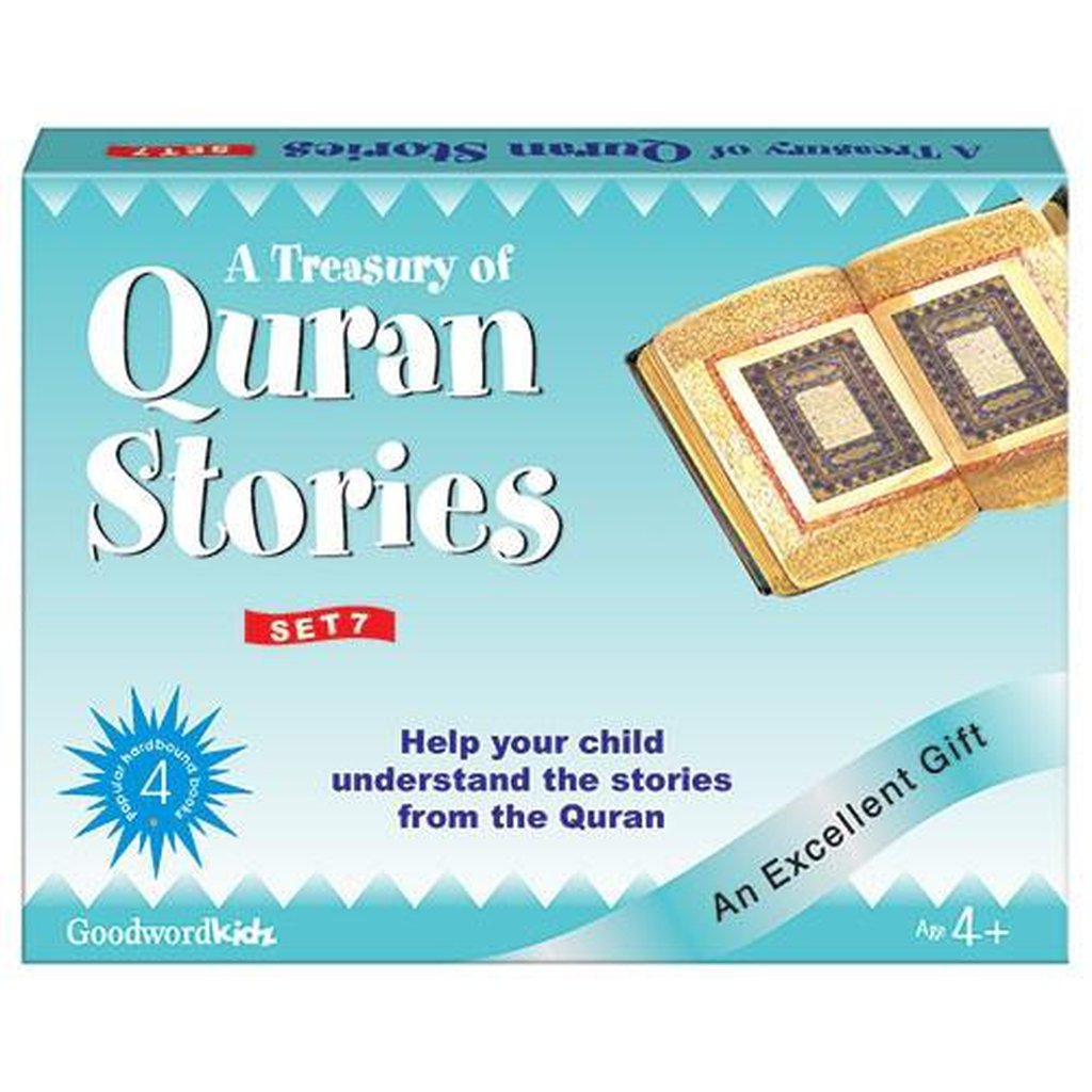My Treasury of Quran Stories Box-7 (4 HB Books)-Kids Books-Islamic Goods Direct