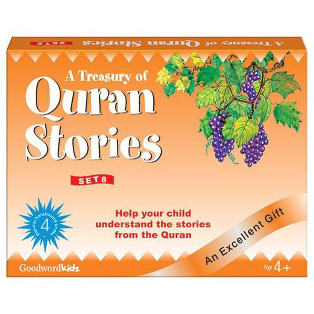 My Treasury of Quran Stories Box-8 (4 HB Books)-Kids Books-Islamic Goods Direct