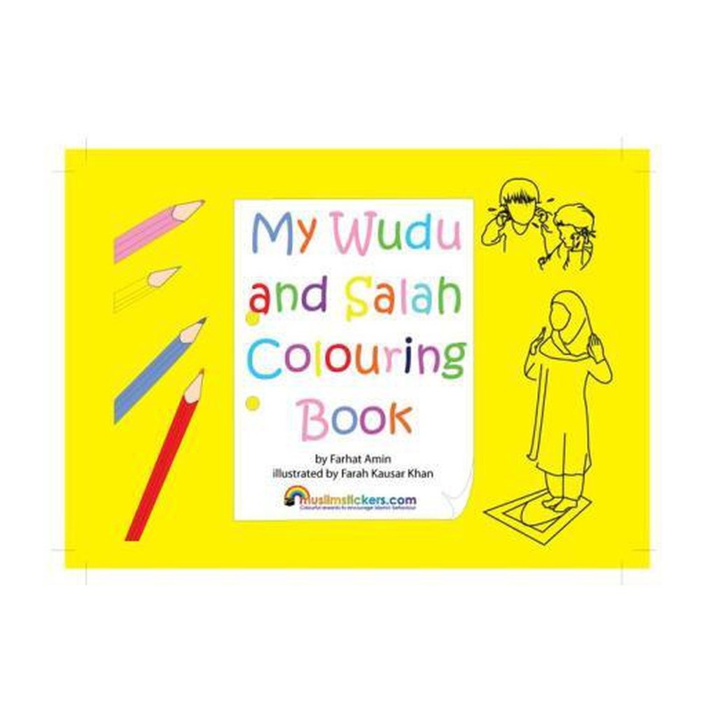 My Wudu and Salah Colouring Book by Muslim Stickers-Kids Books-Islamic Goods Direct
