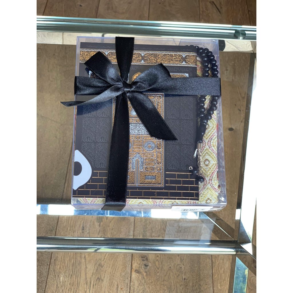 Three Pack Multi Save - An Ideal Islamic Gift Box with Prayer Mat, Surah Book and Tasbih-Gift-Islamic Goods Direct