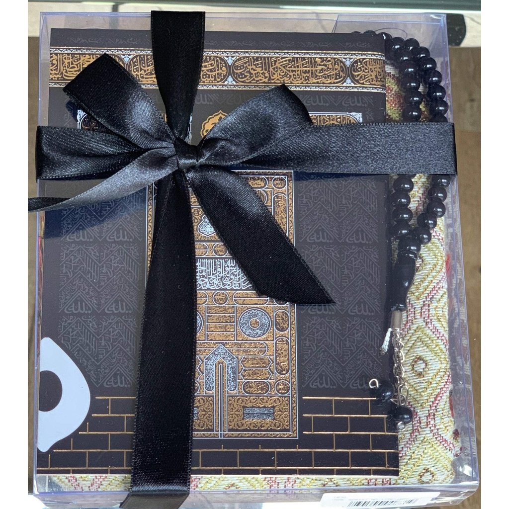 Prayer Mat Gift Box with Surah Book and Tasbih an ideal Islamic Gift-Gift-Islamic Goods Direct