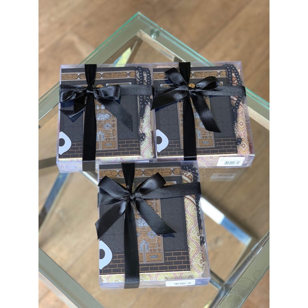 Three Pack Multi Save - An Ideal Islamic Gift Box with Prayer Mat, Surah Book and Tasbih-Gift-Islamic Goods Direct