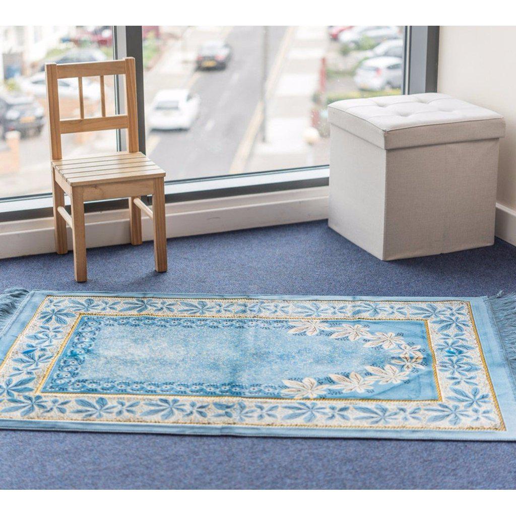 Prayer Mat Islamic Plush Rug / Carpet (Sajjadah Janamaz Seccade)-Islamic Essential-Islamic Goods Direct