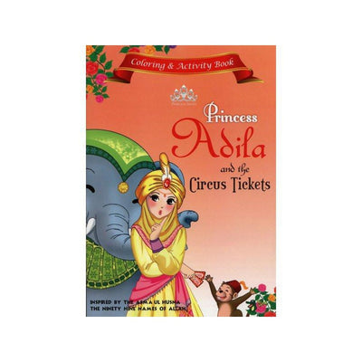 Princess Adila Coloring and Activity book-Kids Books-Islamic Goods Direct