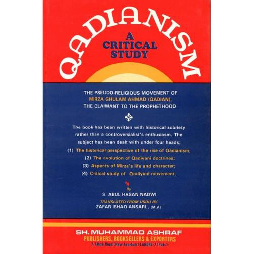 QADIANISM: A Critical Study-Knowledge-Islamic Goods Direct
