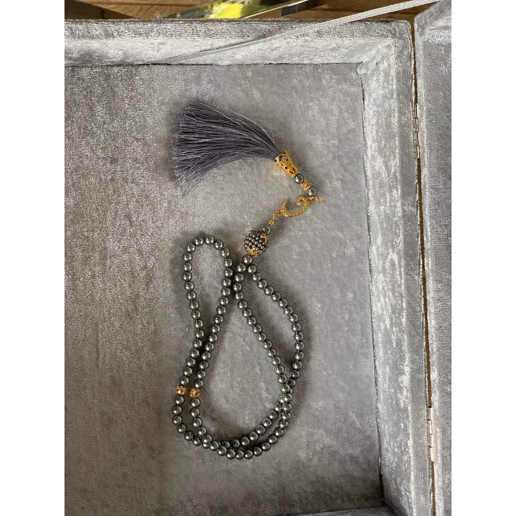 Quran Gift with matching luxury Ottoman Quran Box and matching Tasbih-Gift-Islamic Goods Direct