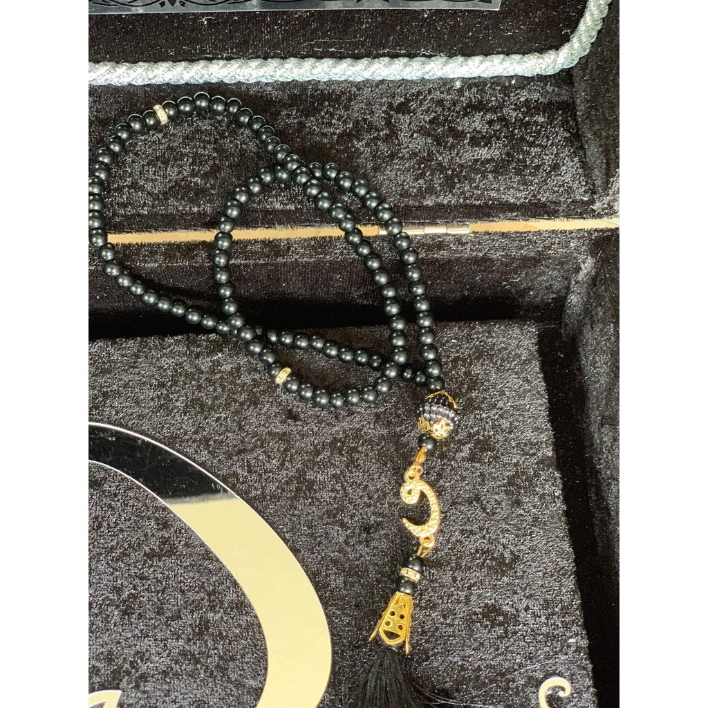 Quran Gift with matching luxury Ottoman Quran Box and matching Tasbih-Gift-Islamic Goods Direct