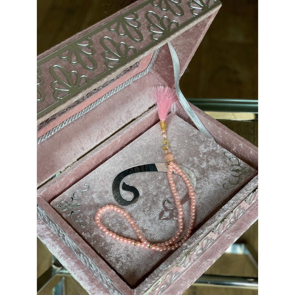 Quran Gift with matching luxury Ottoman Quran Box and matching Tasbih-Gift-Islamic Goods Direct