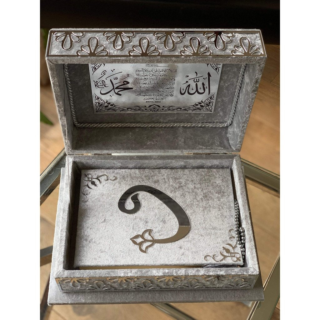 Quran Gift with matching luxury Ottoman Quran Box and matching Tasbih-Gift-Islamic Goods Direct