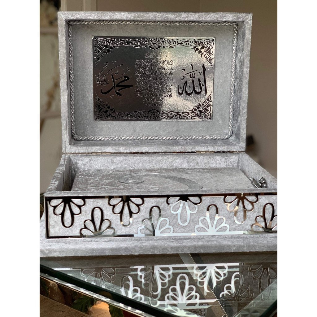 Quran Gift with matching luxury Ottoman Quran Box and matching Tasbih-Gift-Islamic Goods Direct