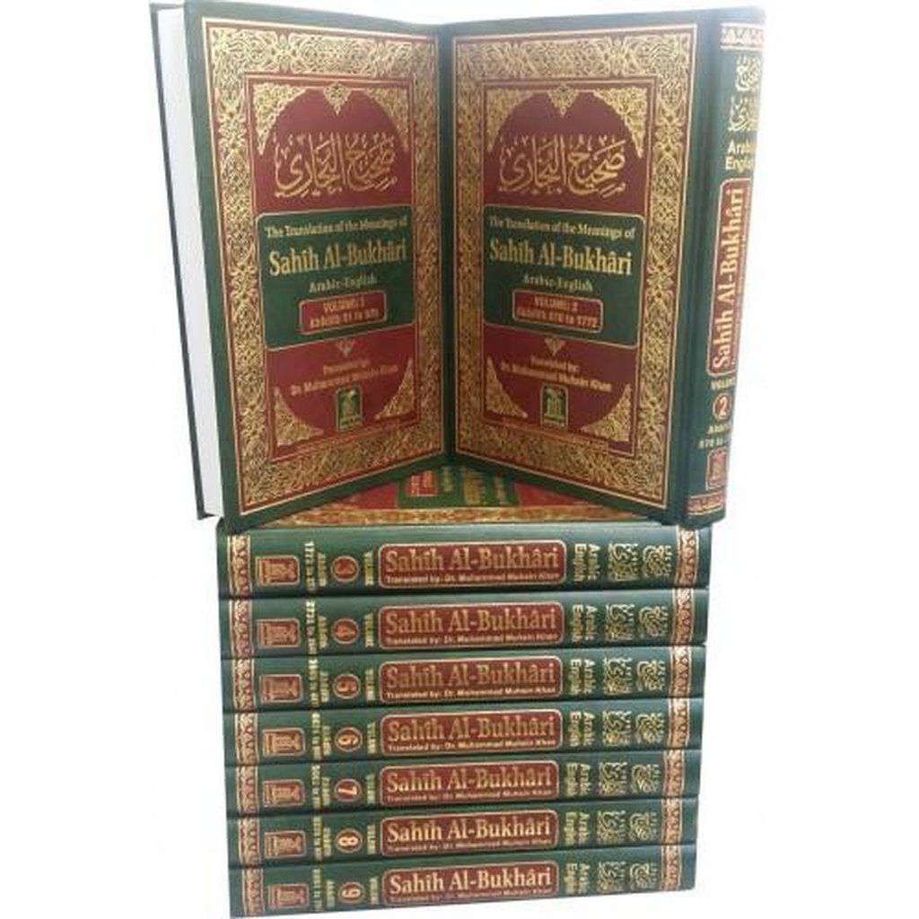Sahih Al-Bukhari Arabic and English (9 Volume set)-Knowledge-Islamic Goods Direct