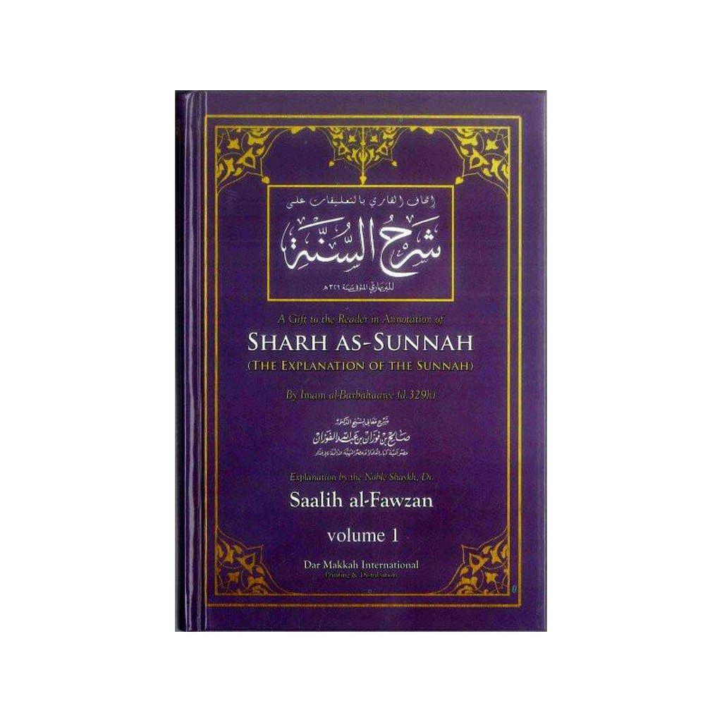 Sharh As-Sunnah : The Explanation of the Sunnah (2 Vol Set)-Knowledge-Islamic Goods Direct