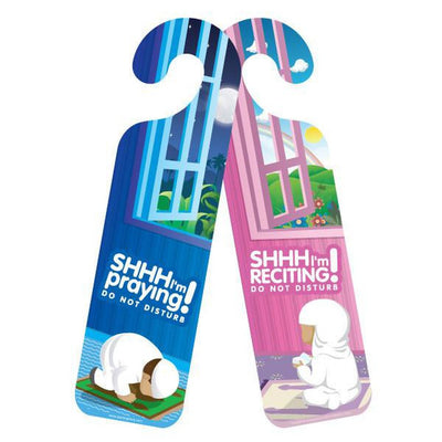 SHHH...I’m Praying/Reciting (Classic: Boy & Girl)-TOY-Islamic Goods Direct
