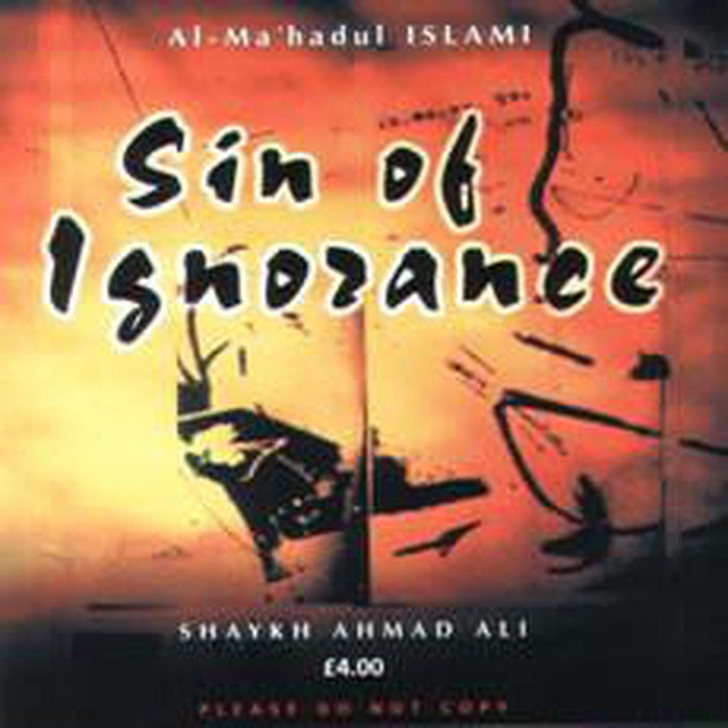 Sin of Ignorance (Audio CD)-Audio &amp; Video-Islamic Goods Direct