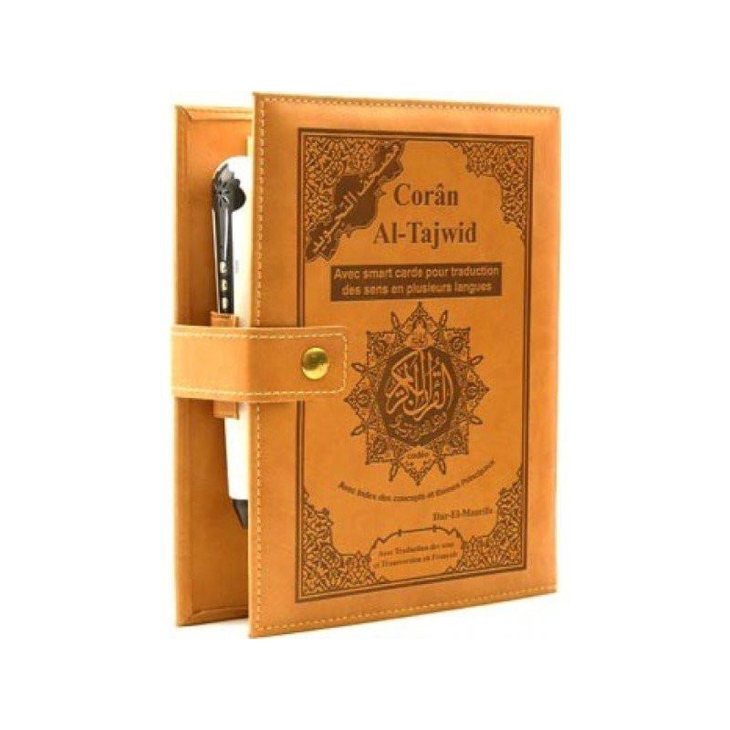 Tajweed Quran With meaning translation &amp; transliteration into French with Pen-Knowledge-Islamic Goods Direct