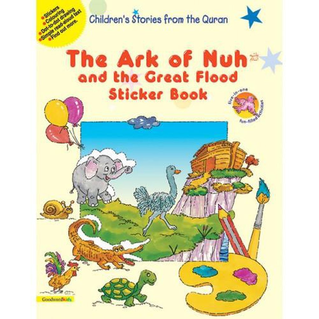 The Ark of Nuh and the Great Flood (Sticker Book)-Kids Books-Islamic Goods Direct