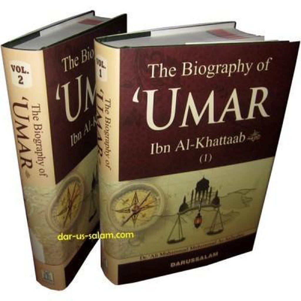 The Biography of Umar Ibn Al-Khattaab 2 volumes by Dr. Ali Muhammd As-Sallaabee-Knowledge-Islamic Goods Direct