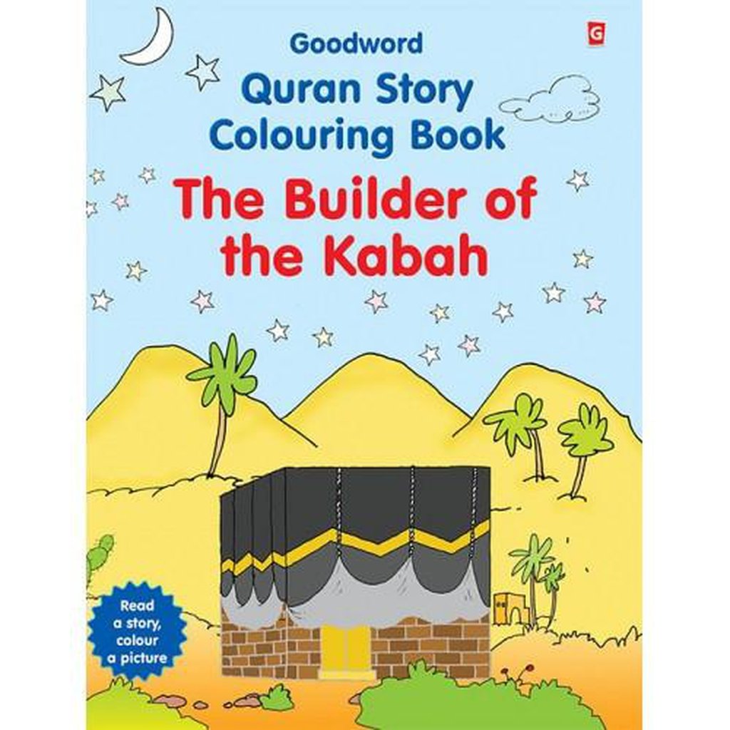 The Builder of the Kabah (Colouring Book)-Kids Books-Islamic Goods Direct