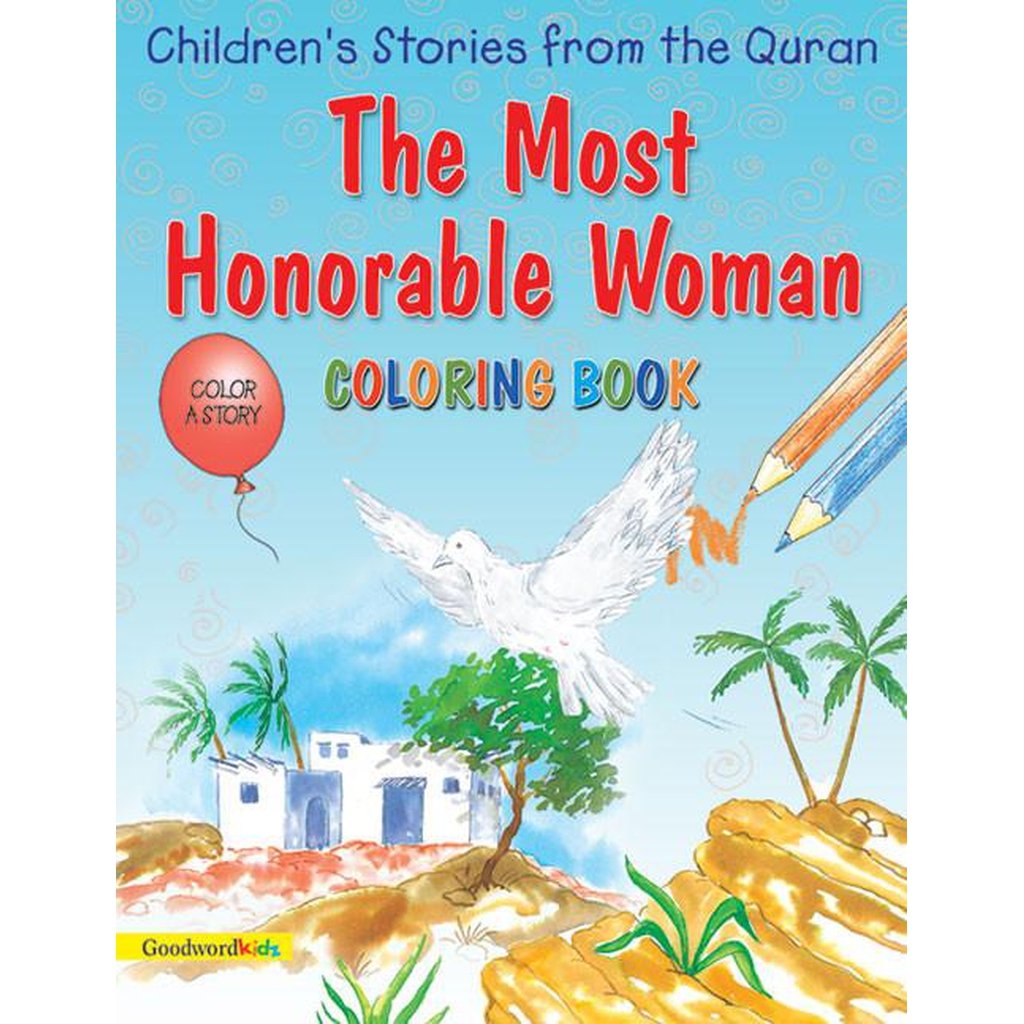 The Most Honourable Woman (Colouring Book)-Kids Books-Islamic Goods Direct