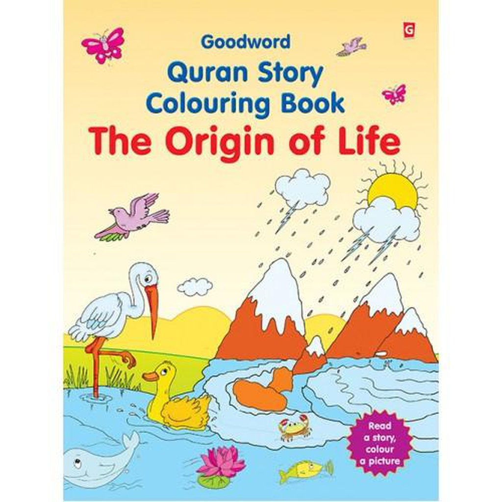 The Origin of Life (Colouring Book)-Kids Books-Islamic Goods Direct