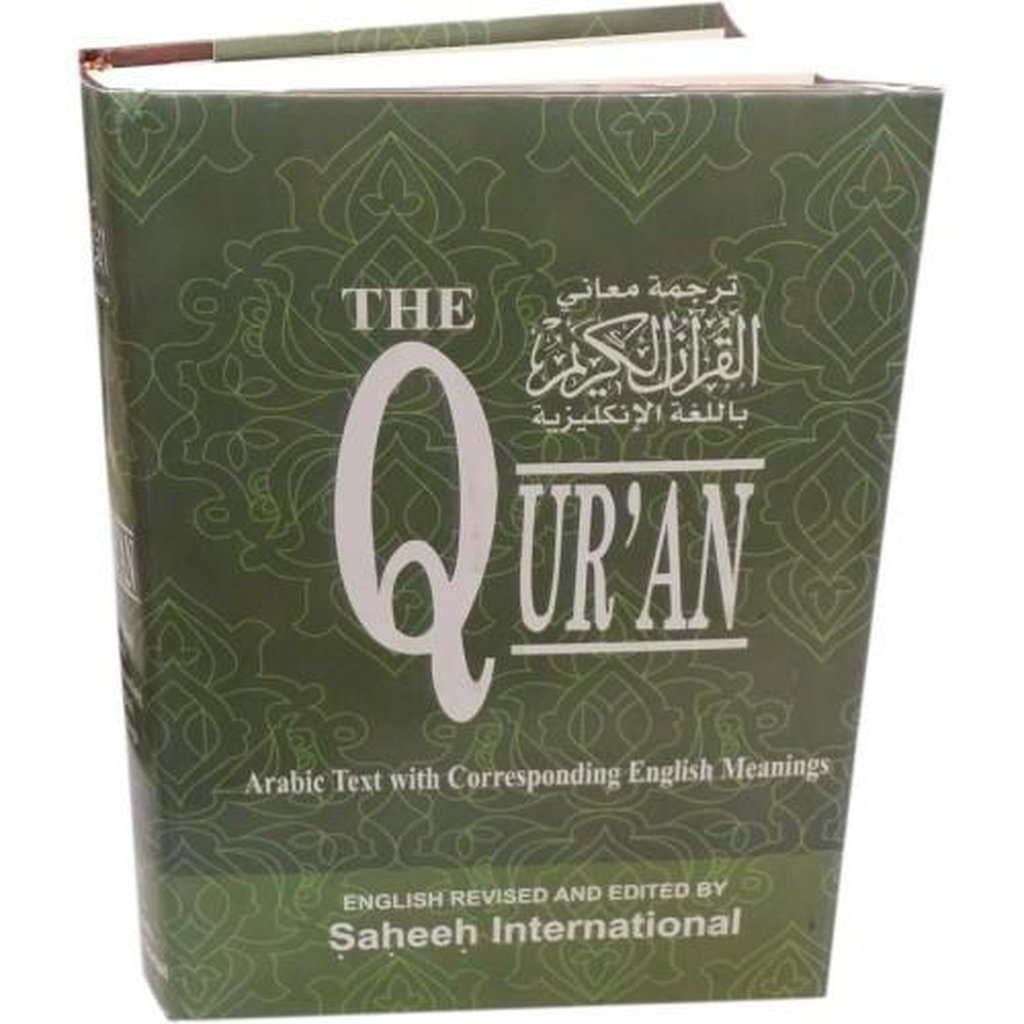 The Quran, Arabic Text with Corresponding English Meanings, English Revised and Edited By (Saheeh International)-Knowledge-Islamic Goods Direct