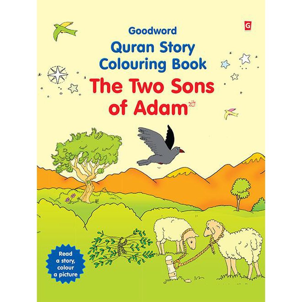 The Two Sons of Adam (Colouring Book)-Kids Books-Islamic Goods Direct