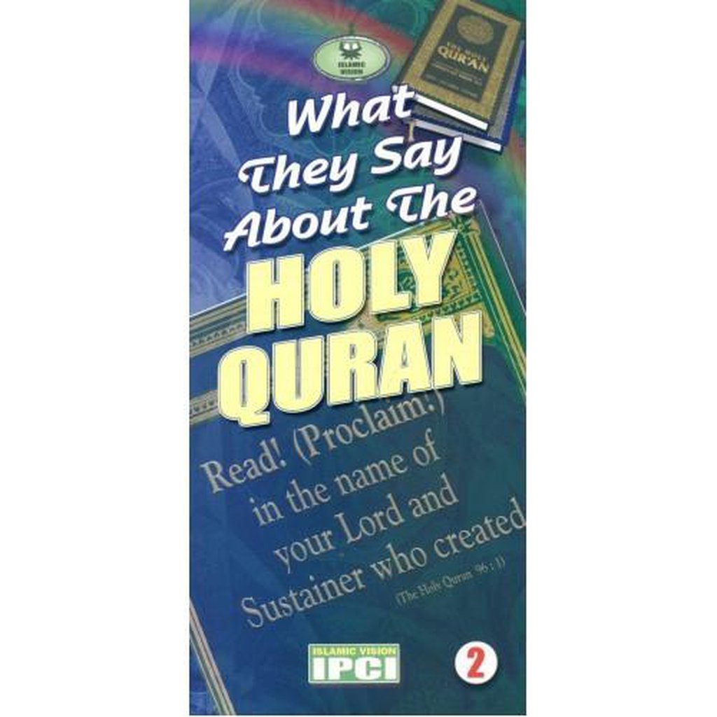 What they say about the HOLY QUR&#39;AN-Islamic Goods Direct
