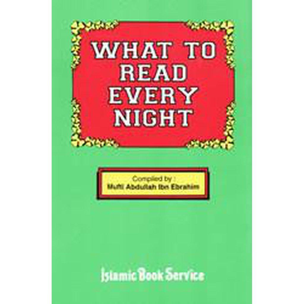 What to read Every Nite &amp;Manzi-Knowledge-Islamic Goods Direct