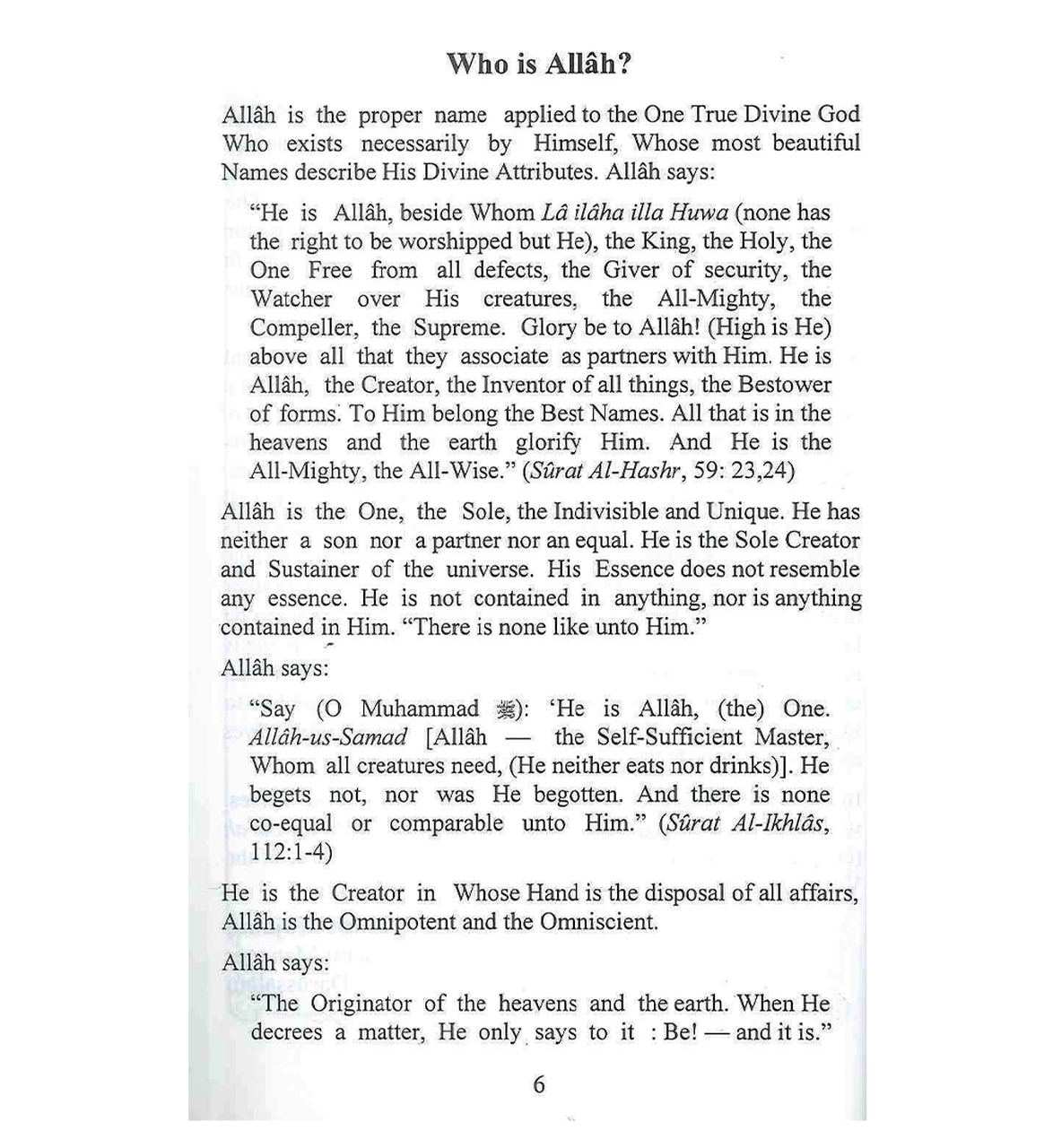 Who is Allah and his Prophet-Knowledge-Islamic Goods Direct